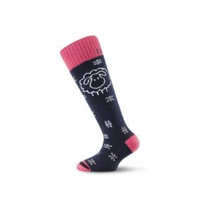 Lasting SJW 903 černá dětské ponožky Velikost: (29-33) XS ponožky