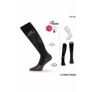 Lasting SWH 902 černá silné podkolenky Velikost: (46-49) XL ponožky
