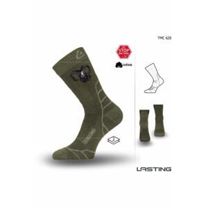 Lasting Hunting ponožka TCM 620 zelená Velikost: (38-41) M ponožky