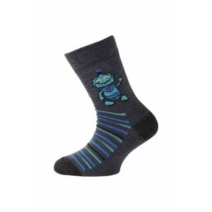 Lasting dětské merino ponožky TJB modré Velikost: (29-33) XS ponožky