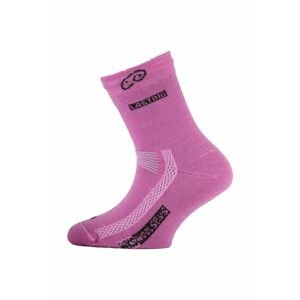 Lasting dětské merino ponožky TJS růžové Velikost: (34-37) S ponožky