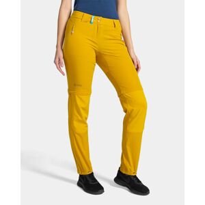 Kilpi HOSIO-W Zlatá Velikost: 42 short dámské outdoorové kalhoty