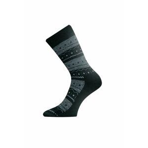 Lasting TWP 686 zelená zimní ponožka Velikost: (34-37) S ponožky