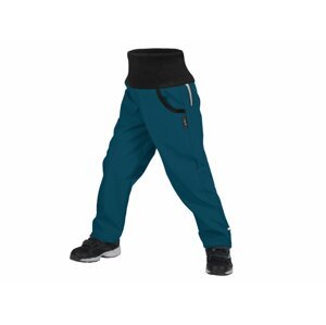 Unuo, Dětské softshellové kalhoty s fleecem Street, Kobaltová Velikost: 140/146 dětské kalhoty