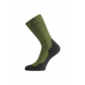 Lasting WHI 699 zelené vlněné ponožky Velikost: (42-45) L ponožky