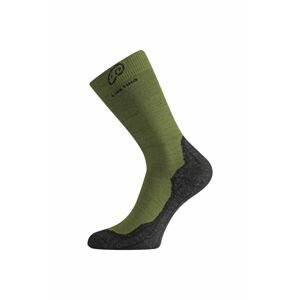 Lasting WHI 699 zelené vlněné ponožky Velikost: (38-41) M ponožky