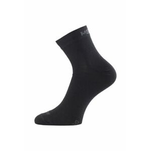Lasting WHO 900 černé ponožky z merino vlny Velikost: (42-45) L ponožky