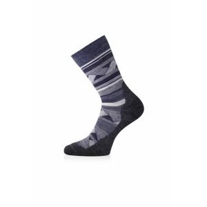Lasting merino ponožky WLI modré Velikost: (34-37) S