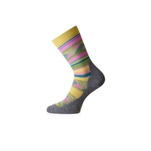 Lasting merino ponožky WLI zelené Velikost: (38-41) M