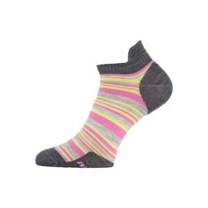 Lasting WWS 504 růžové vlněné ponožky Velikost: (42-45) L ponožky