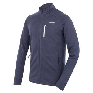 Husky Pánská mikina z merino vlny Alou M dk. blue Velikost: XL pánská mikina