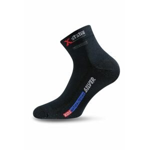 Lasting XOS 900 černé ponožky se stříbrem Velikost: (46-49) XL ponožky