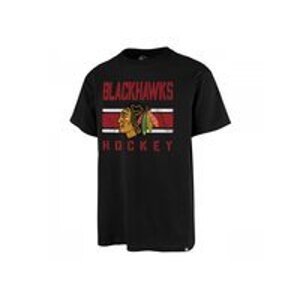 47' Brand Triko NHL 47 Brand Echo T Distressed JB SR, černá, Senior, S, Chicago Blackhawks