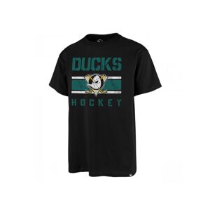 47' Brand Triko NHL 47 Brand Echo T Distressed JB SR, černá, Senior, XL, Anaheim Ducks