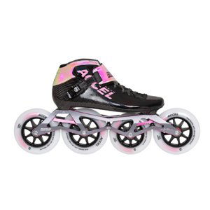 Powerslide Kolečkové brusle Powerslide Accel Race Pink 110/100, 36, 4x, 110+100