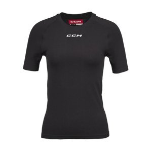 CCM Dámské triko CCM Women's Short Sleeve Training Tee SR, Senior, L, černá