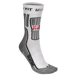 Powerslide Ponožky Powerslide MY FIT Skating Socks White, 39-42