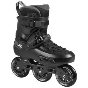 Powerslide Kolečkové brusle Powerslide Zoom Pro Black 100 Trinity, 3x, 100, 43-44