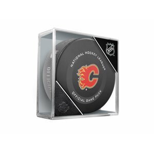 InGlasCo Fanouškovský puk NHL Official Game Puck (1ks), Calgary Flames
