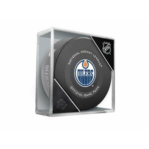 InGlasCo Fanouškovský puk NHL Official Game Puck (1ks), Edmonton Oilers