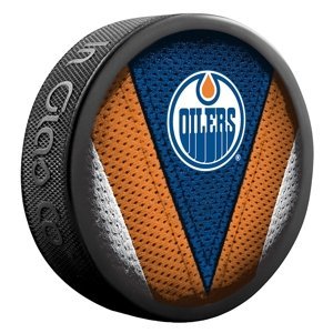InGlasCo Fanouškovský puk NHL Stitch Blister (1ks), Edmonton Oilers