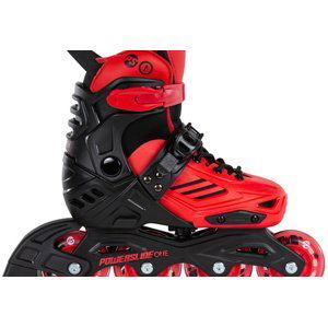 Powerslide Dětské kolečkové brusle Powerslide Khaan Junior LTD Red, 4x, 64, 27-30