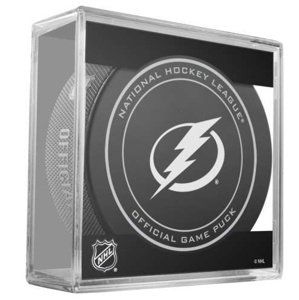 InGlasCo Fanouškovský puk NHL Official Game Puck (1ks), Tampa Bay Lightning