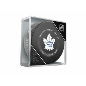 InGlasCo Fanouškovský puk NHL Official Game Puck (1ks), Toronto Maple Leafs