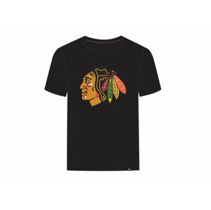 47' Brand Triko NHL 47 Brand Black Imprint Echo Tee SR, černá, Senior, Chicago Blackhawks, M