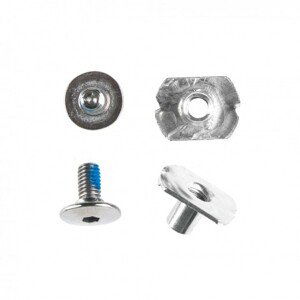 Powerslide Náhradní šrouby Powerslide Next Cuff Screw Set Silver (2ks)