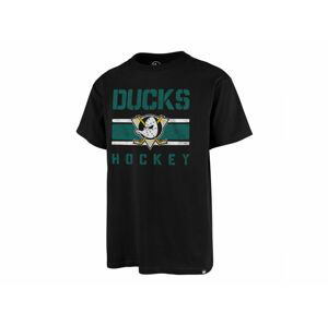 47' Brand Triko NHL 47 Brand Echo T Distressed JB SR, černá, Senior, L, Anaheim Ducks