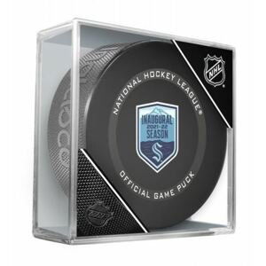 InGlasCo Fanouškovský puk NHL Inaugural 2021-2022 Season Team Game Puck, Seattle Kraken