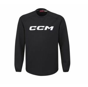 CCM Mikina CCM Locker Room Fleece Crew SR, Senior, L, červená