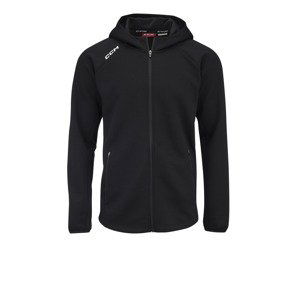 CCM Mikina CCM Locker Room Full Zip Hoodie 2022 JR, Junior, M, černá