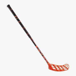 Realstick Florbalová hokejka Realstick Round Black/Orange 28 Flex, 101cm, R