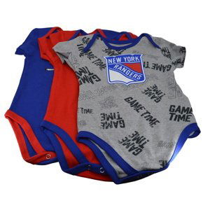 Outerstuff Bodyčka Outerstuff NHL Creeper Set Born To Be (3ks) YTH, Dětská, New York Rangers, 18M