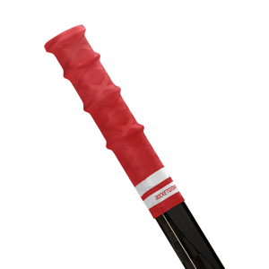 RocketGrip Koncovka RocketGrip Rubber Ultra Grip, červená-bílá, Intermediate-Senior