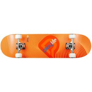 Powerslide Skateboard Playlife Illusion Orange 31x8"