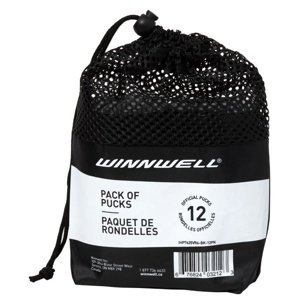 Winnwell Hokejový puk Winnwell černý oficiální (6ks), černá