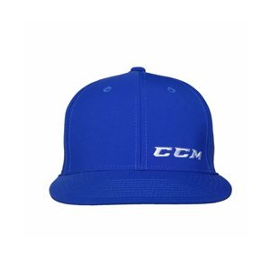 CCM Kšiltovka CCM Small Logo Flat Brim, tmavě modrá, Senior