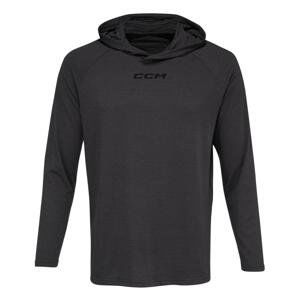 CCM Mikina CCM Premium Training Hoodie SR, černá, Senior, M