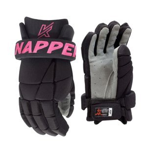 Knapper Dámské hokejbalové rukavice Knapper AK3 JR, Junior, černá-růžová, 10"