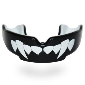 Safe Jawz Chránič zubů Safe Jawz Extro Series Fangz Black, Junior, Bez příchuti