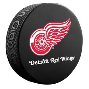 InGlasCo Fanouškovský puk NHL Logo Blister (1ks), Detroit Red Wings