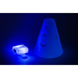 Powerslide Plastové kužely Powerslide FSK LED (10ks), modrá