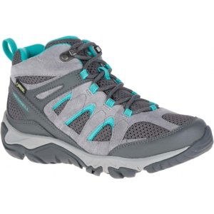 Merrell OUTMOST MID VENT GTX Dámské outdoorové boty, šedá, velikost 40