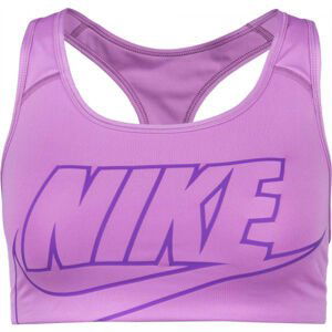 Nike SWOOSH FUTURA BRA Dámská sportovní podprsenka, fialová, veľkosť L