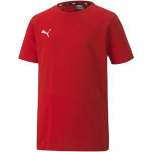 Puma TEAMGOAL 23 CASUALS TEE Chlapecké triko, červená, veľkosť 128