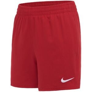 Nike ESSENTIAL 4 Chlapecké koupací šortky, červená, veľkosť L