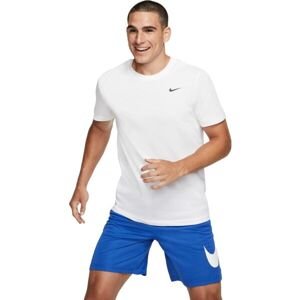 Nike DRI-FIT Pánské tréninkové tričko, bílá, veľkosť L